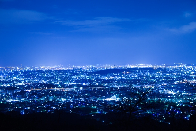 福岡市の夜景